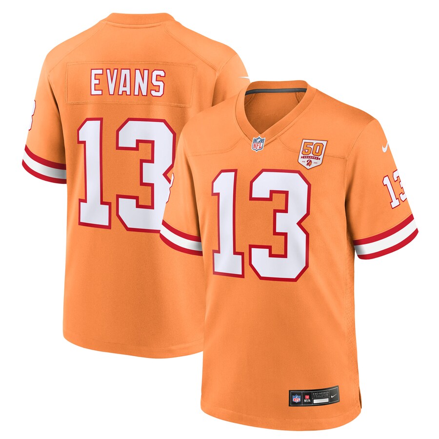 Men's Tampa Bay Buccaneers Mike Evans Nike Creamsicle 50th Season Game Jersey