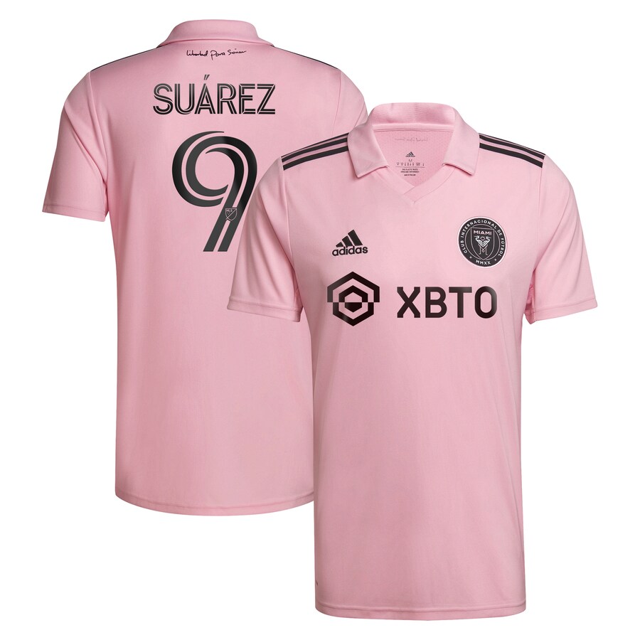 Men's Inter Miami CF Luis Suárez adidas Pink 2023 The Heart Beat Kit Replica Player Jersey