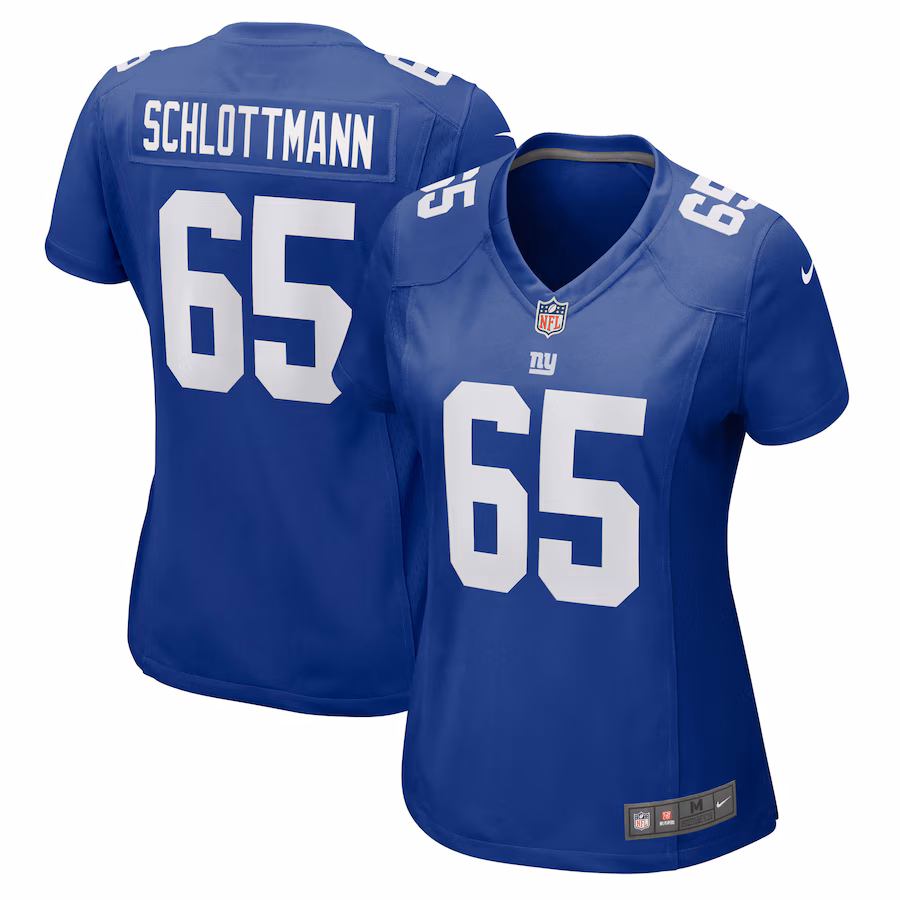 Women's New York Giants Austin Schlottmann Nike Royal Game Jersey
