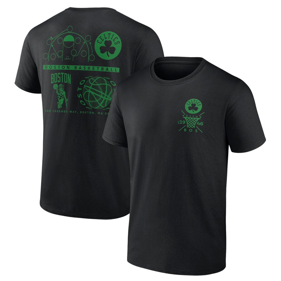 Men's Boston Celtics  Black Street Collective T-Shirt