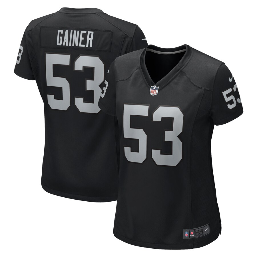 Women's Las Vegas Raiders Amari Gainer Nike Black Game Jersey