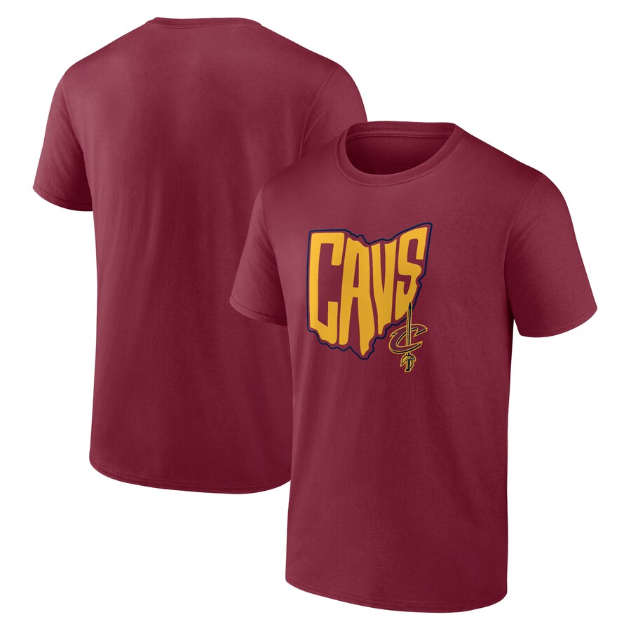 Men's Cleveland Cavaliers Wine Tip-Off T-Shirt