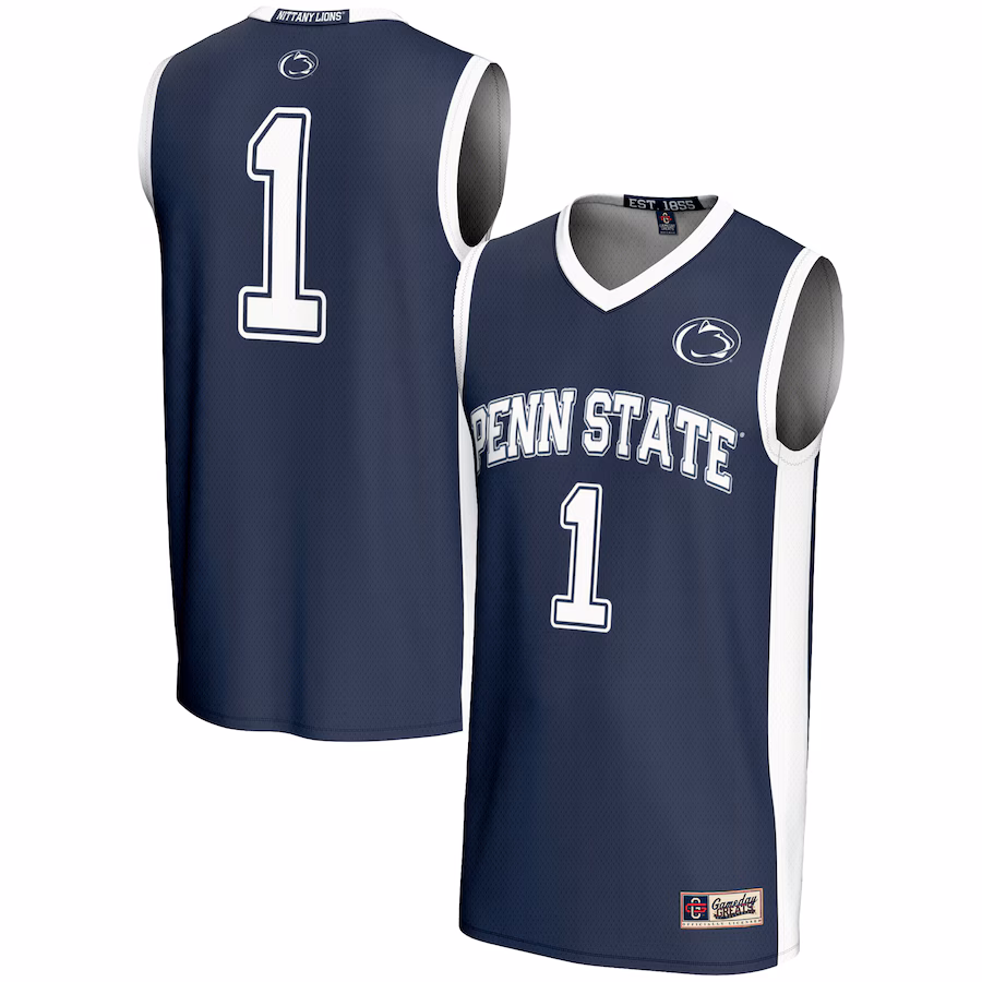 Youth GameDay Greats Navy #1 Penn State Nittany Lions Lightweight Basketball Jersey