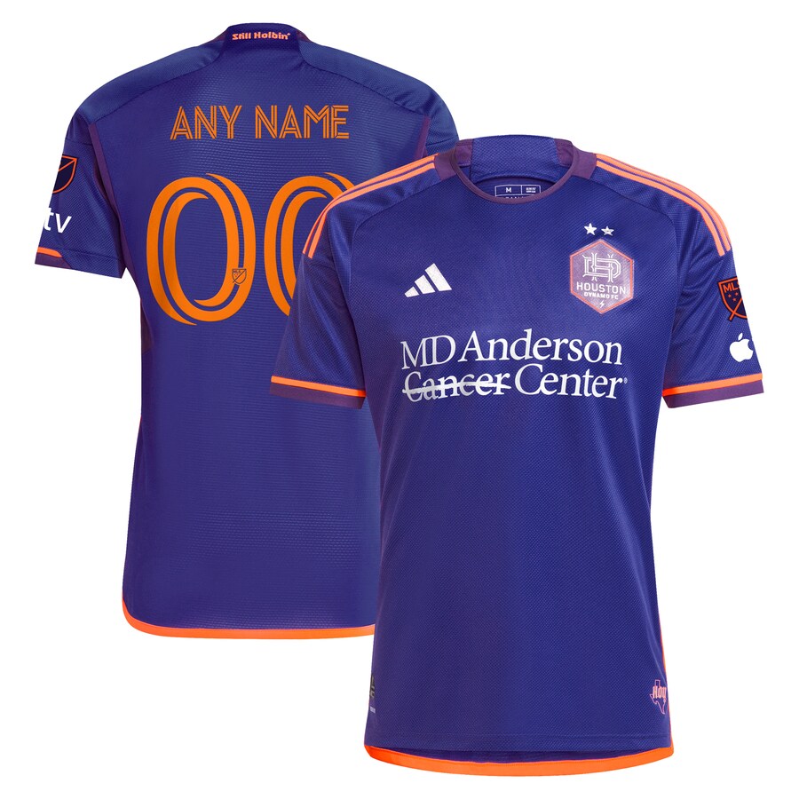 Men's Houston Dynamo FC  adidas Purple 2024 Still Holdin' Authentic Custom Jersey