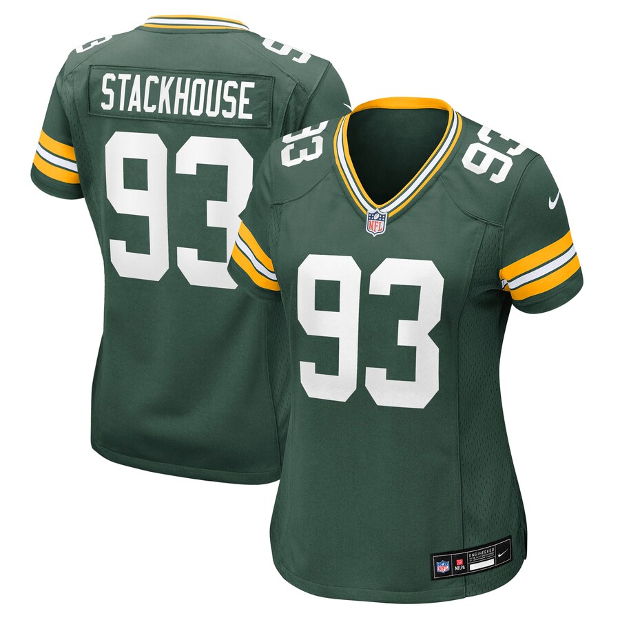 Women's Green Bay Packers Nazir Stackhouse Nike Green Team Game Jersey