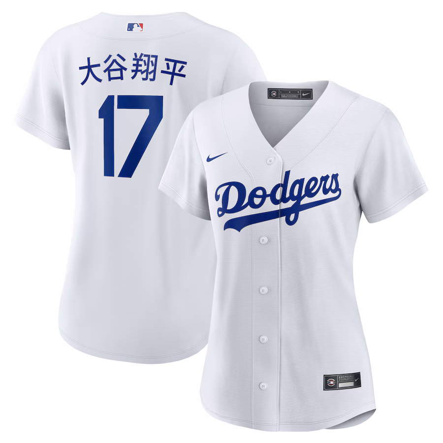 Women's Los Angeles Dodgers Shohei Ohtani Nike White Home Replica Jersey