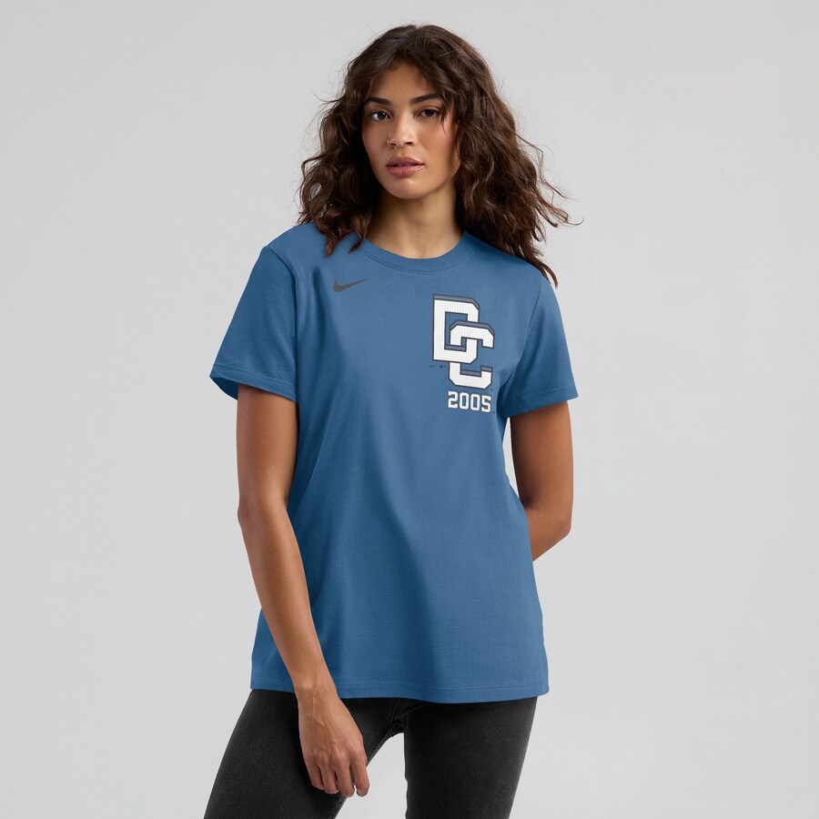Women's Washington Nationals Nike Blue 2025 City Connect Wordmark T-Shirt