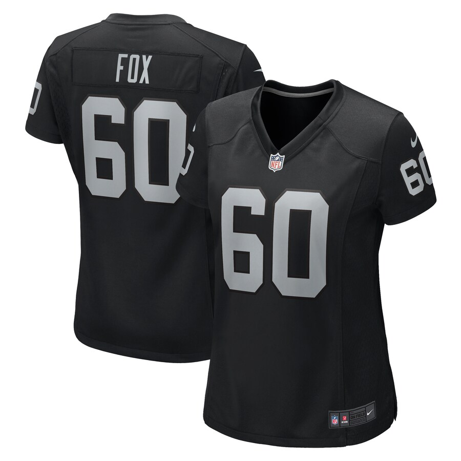 Women's Las Vegas Raiders Tomari Fox Nike Black Game Jersey