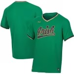 Notre Dame Fighting Irish Under Armour Replica Baseball Jersey - Green
