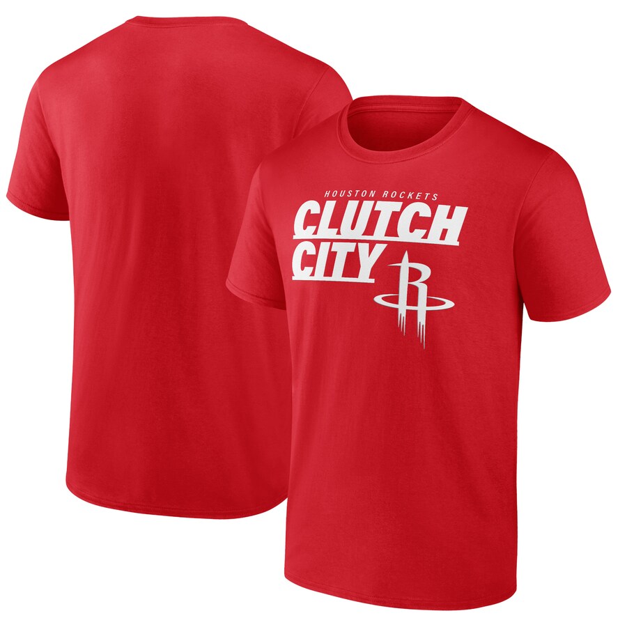 Men's Houston Rockets Red Half Court Offense T-Shirt