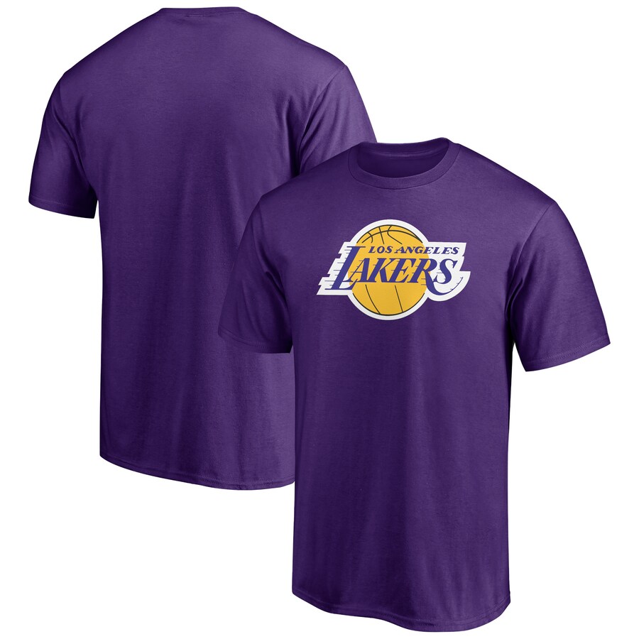 Men's Los Angeles Lakers Purple Primary Logo T-Shirt
