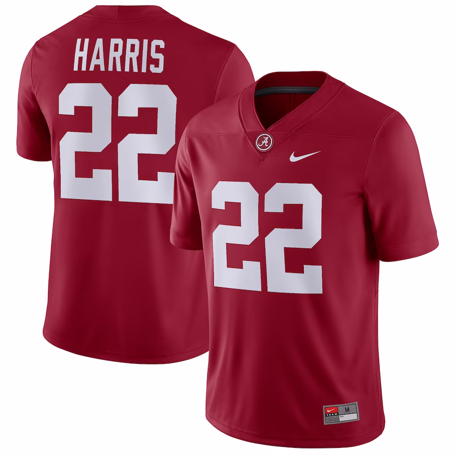 Najee Harris Alabama Crimson Tide Nike Player Game Jersey - Crimson