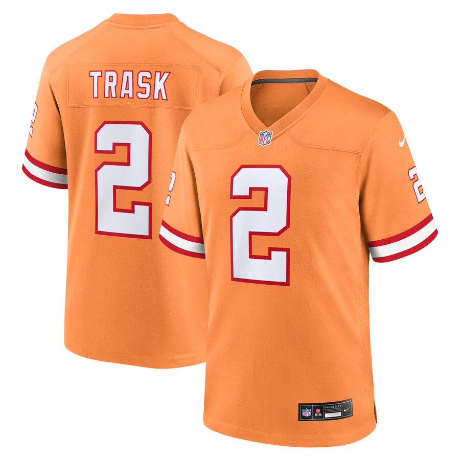 Men's Tampa Bay Buccaneers Kyle Trask Nike Orange Alternate Game Jersey