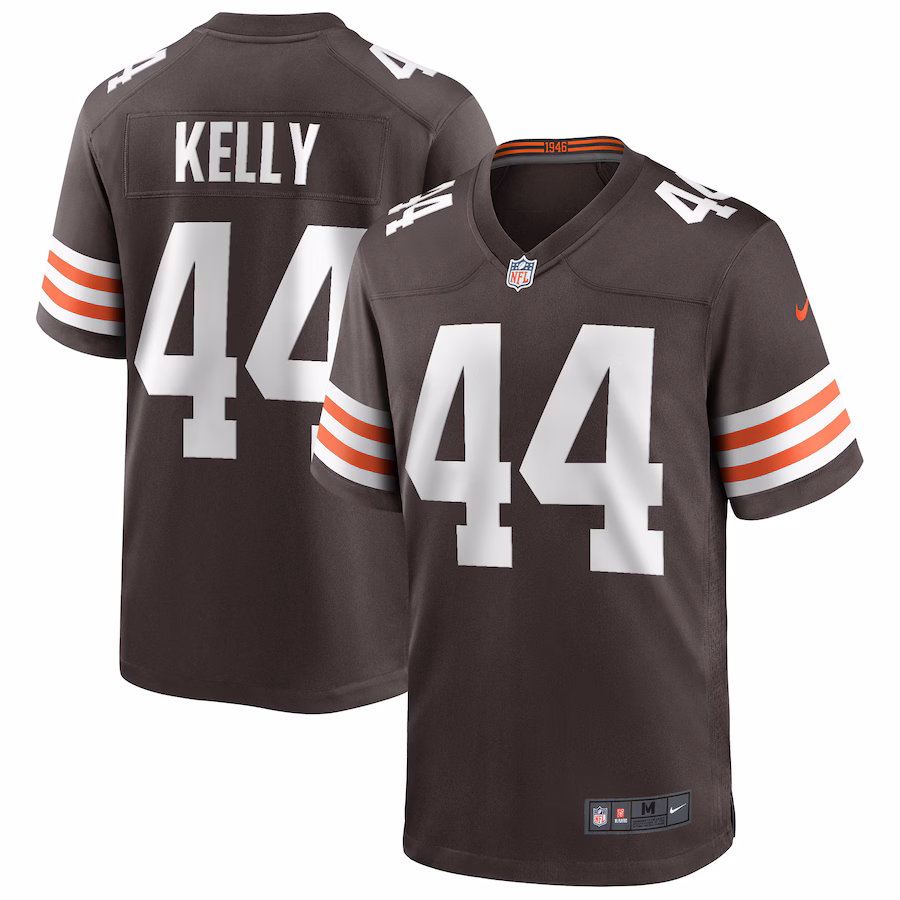 Men's Cleveland Browns Leroy Kelly Nike Brown Game Retired Player Jersey