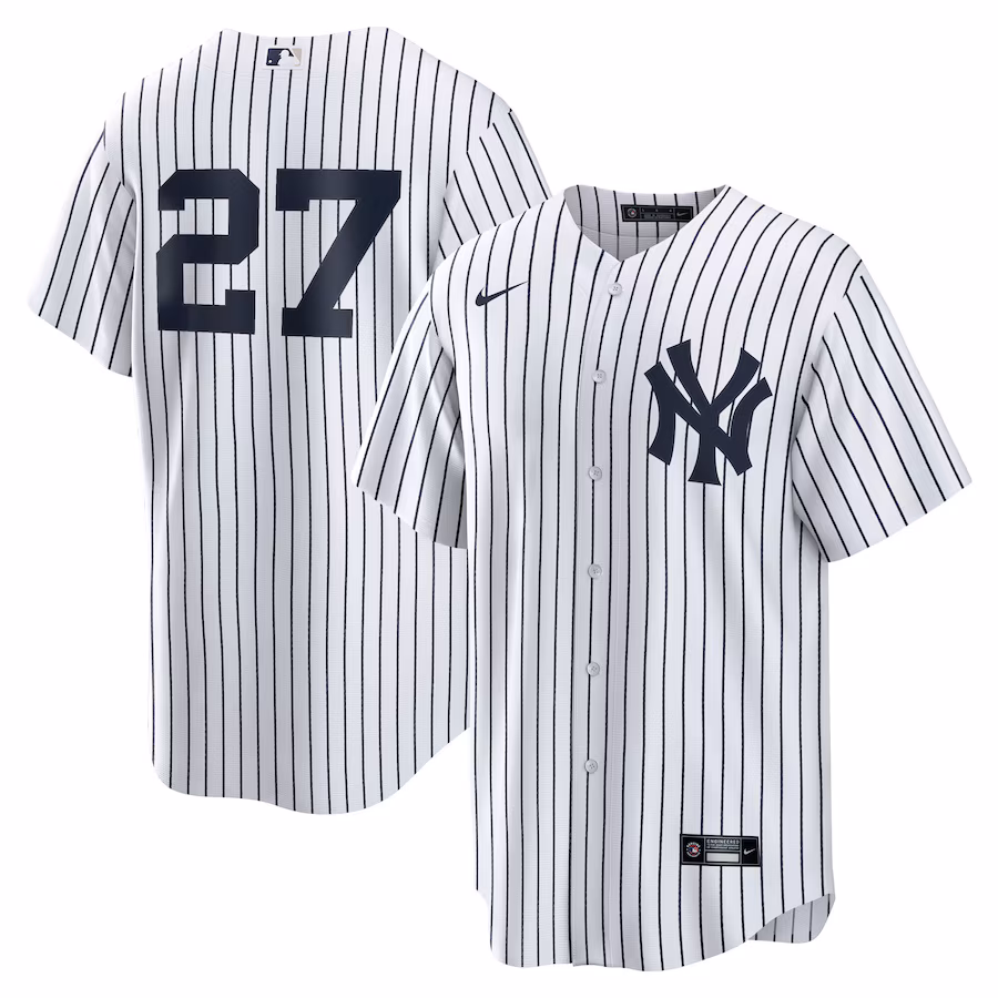 Men's New York Yankees Giancarlo Stanton Nike White Home Replica Player Jersey