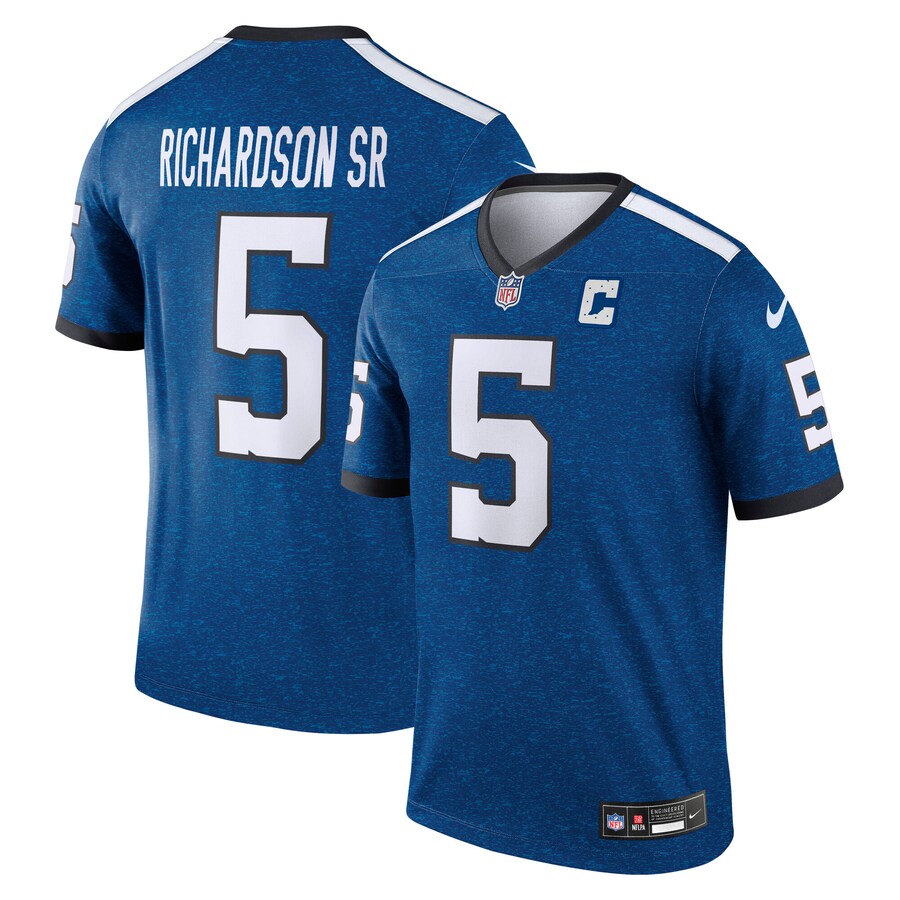 Men's Indianapolis Colts Anthony Richardson Sr. Nike Royal Alternate Indiana Nights Legend Jersey
