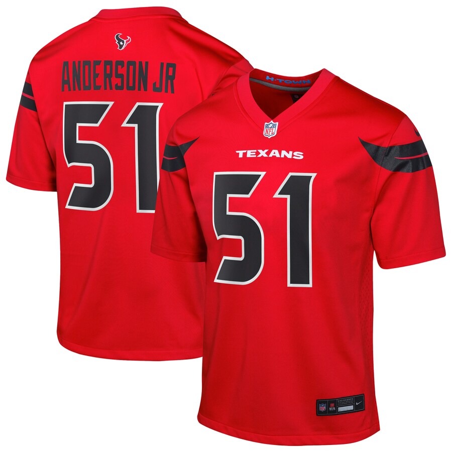 Youth Houston Texans Will Anderson Jr. Nike Red Game Jersey