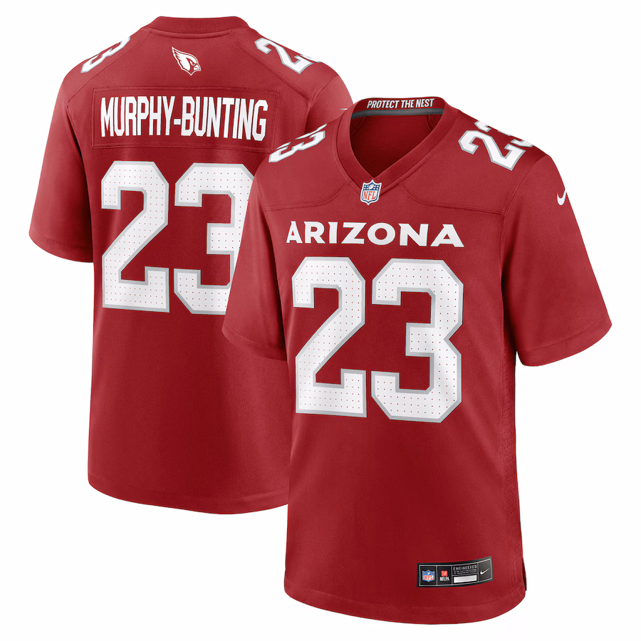 Men's Arizona Cardinals Sean Murphy-Bunting Nike Cardinal Team Game Jersey