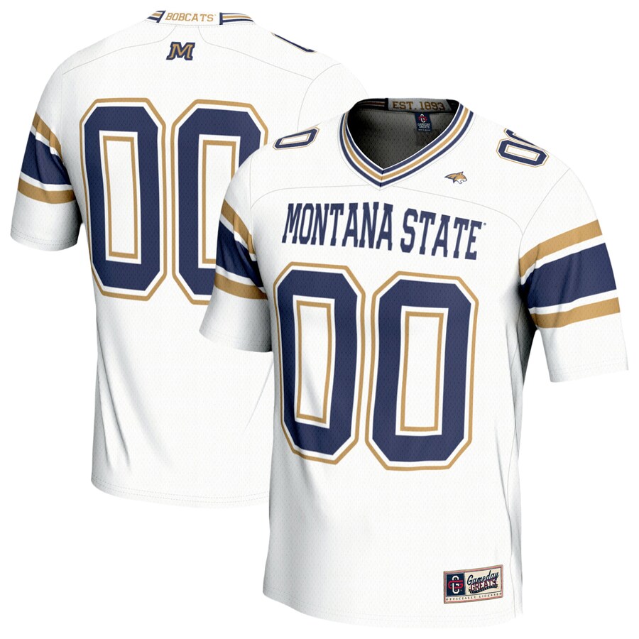 Youth GameDay Greats  White Montana State Bobcats Lightweight Football Fashion Jersey