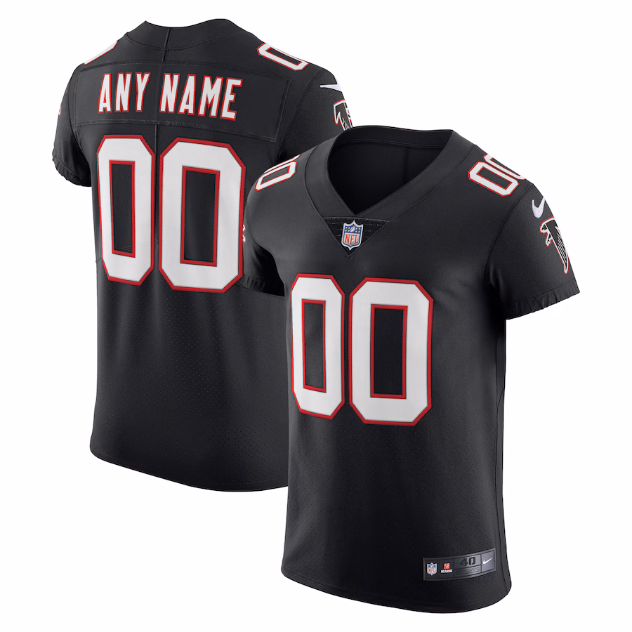 Men's Atlanta Falcons Nike Black Alternate Vapor Elite Custom Jersey