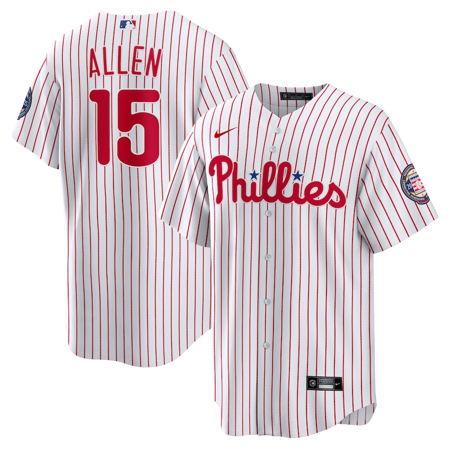 Men's Philadelphia Phillies Dick Allen Nike White 2025 Baseball Hall of Fame Name & Number Retired Replica Jersey