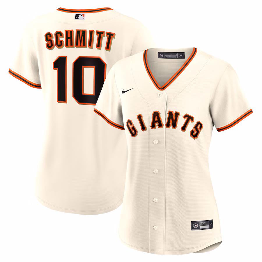 Women's San Francisco Giants Casey Schmitt Nike Cream Home Replica Jersey