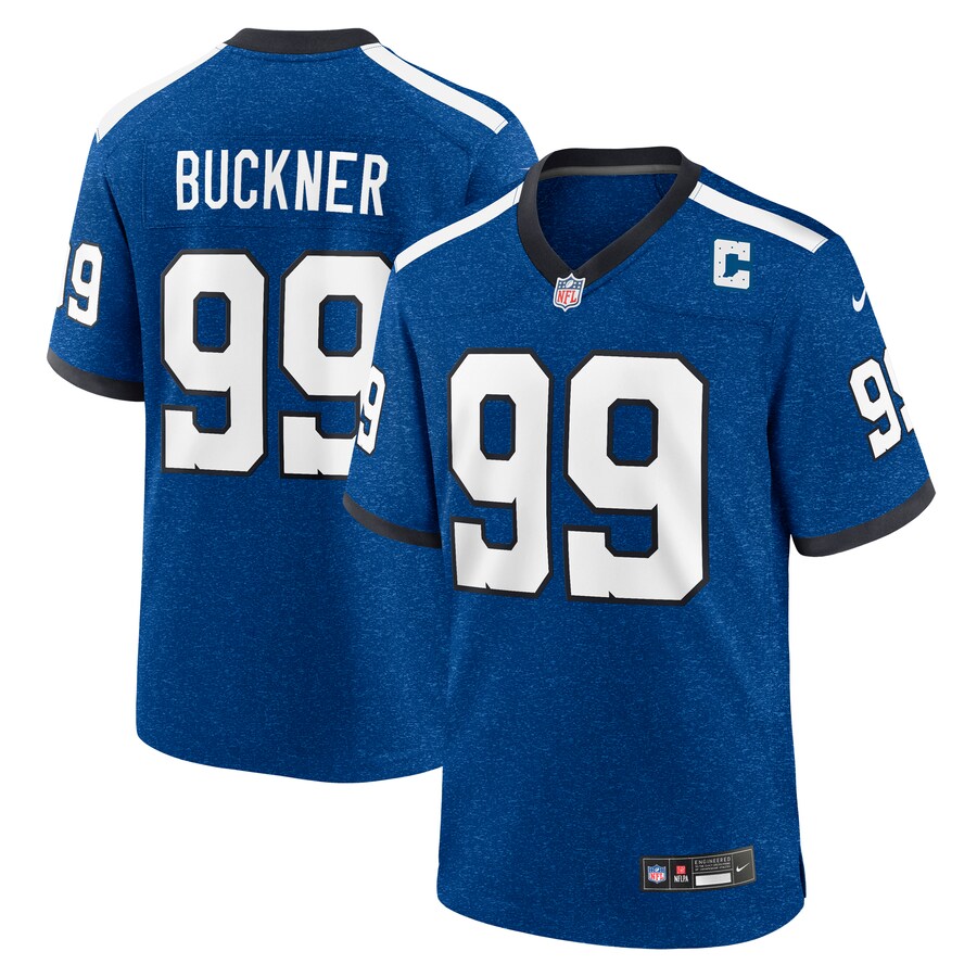 Men's Indianapolis Colts DeForest Buckner Nike Blue Alternate Game Jersey