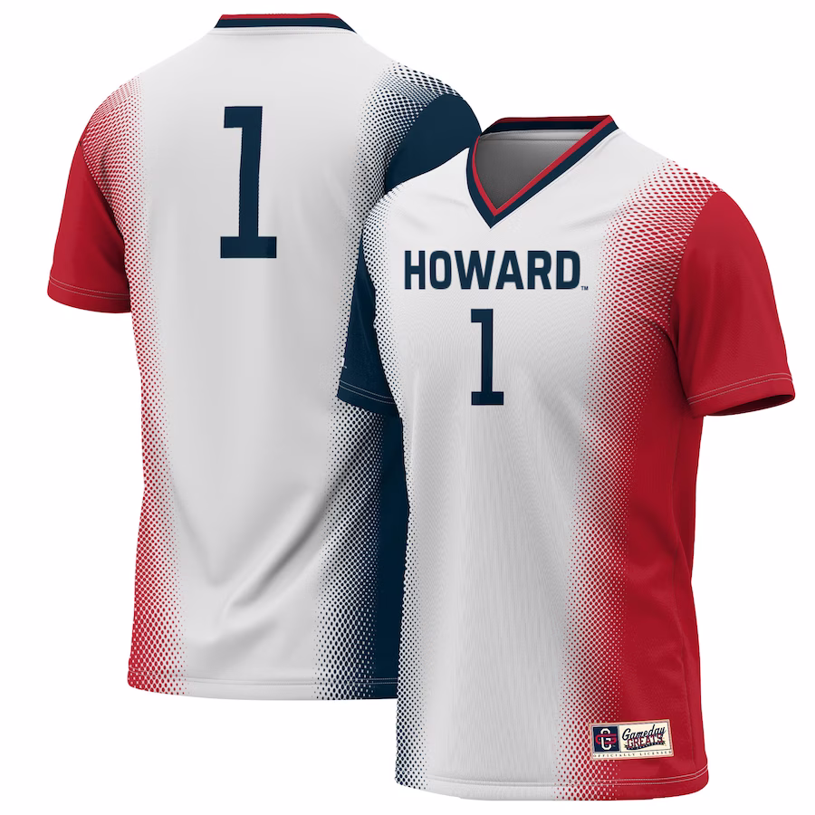 #1 Howard Bison GameDay Greats Youth Lightweight Women's Soccer Jersey - White