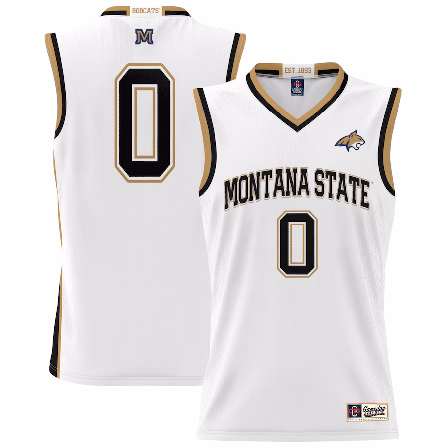 Youth GameDay Greats #0 White Montana State Bobcats Lightweight Basketball Jersey