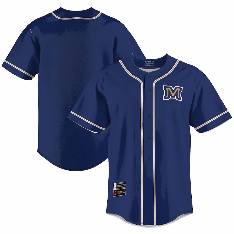 Men's GameDay Greats  Blue Montana State Bobcats  Lightweight Baseball Jersey