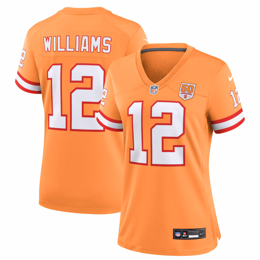 Women's Tampa Bay Buccaneers Doug Williams Nike Creamsicle 50th Season Game Jersey