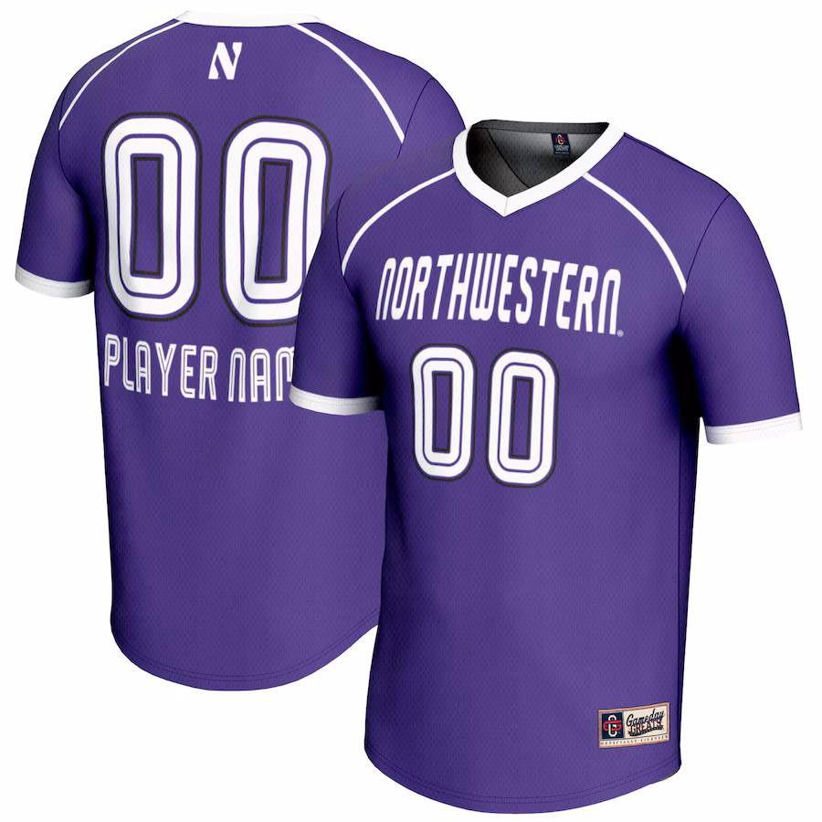 Northwestern Wildcats GameDay Greats Unisex NIL Pick-A-Player Women's Lacrosse Lightweight Jersey - Purple