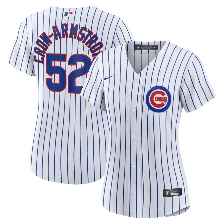 Women's Chicago Cubs Pete Crow-Armstrong Nike White Home Replica Player Jersey