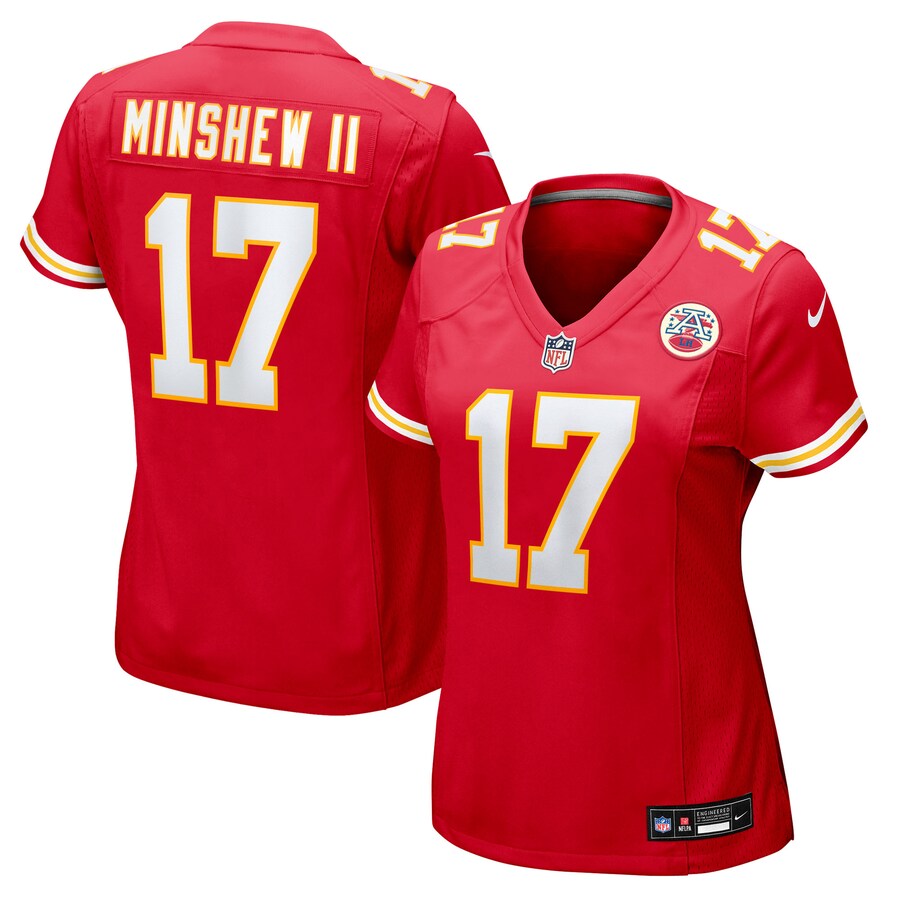Women's Kansas City Chiefs Gardner Minshew II Nike Red Team Game Jersey
