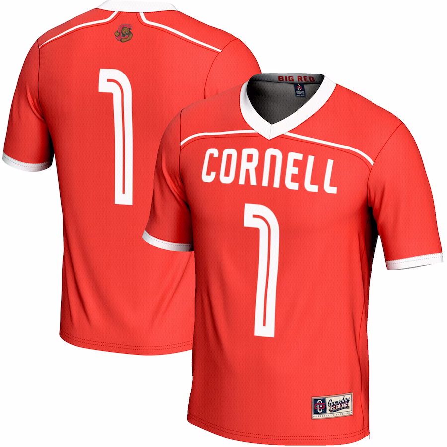 #1 Cornell Big Red GameDay Greats Lightweight Men's Lacrosse Jersey - Red