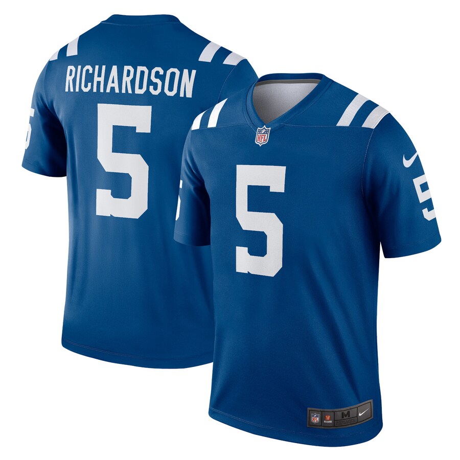 Men's Indianapolis Colts Anthony Richardson Nike Royal Team Legend Player Performance Top