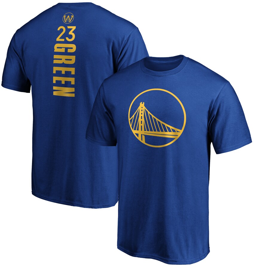 Men's Golden State Warriors Draymond Green Royal Playmaker Name & Number T-Shirt