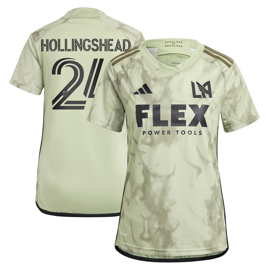 Women's LAFC Ryan Hollingshead adidas Green 2024 Smokescreen Replica Player Jersey