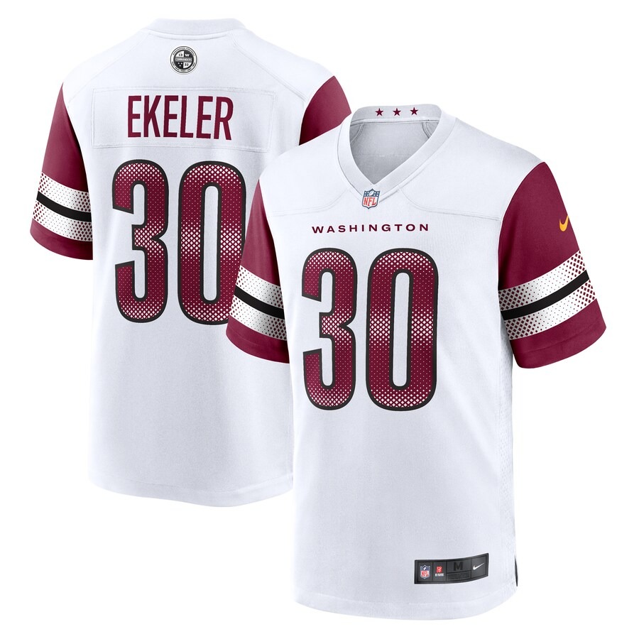 Men's Washington Commanders Austin Ekeler Nike  White Game Jersey