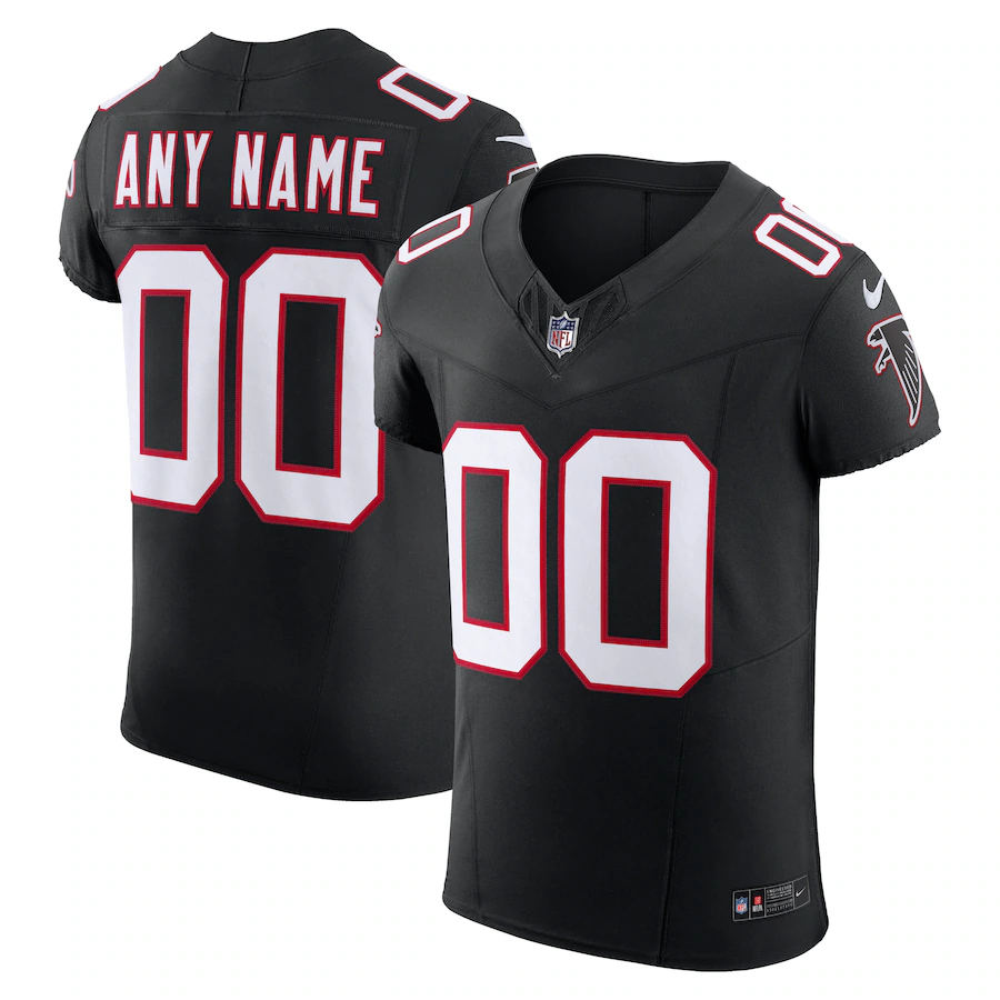 Men's Atlanta Falcons Nike Black  Vapor F.U.S.E. Elite Custom Jersey