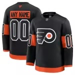 Men's Philadelphia Flyers Fanatics Black Alternate Premium Custom Jersey