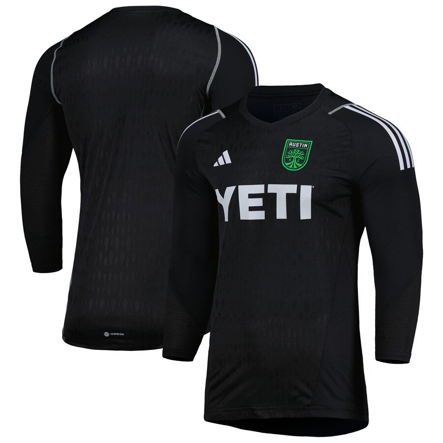 Men's Austin FC adidas Black 2023 Goalkeeper Long Sleeve Replica Jersey