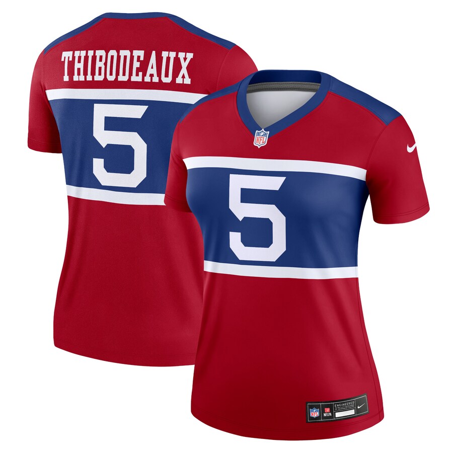 Women's New York Giants Kayvon Thibodeaux Nike Red Alternate Legend Player Performance Top