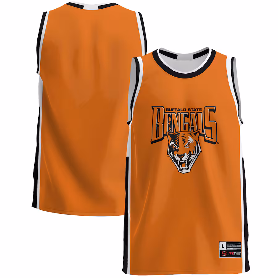 Men's GameDay Greats  Orange Buffalo State Bengals  Lightweight Basketball Jersey