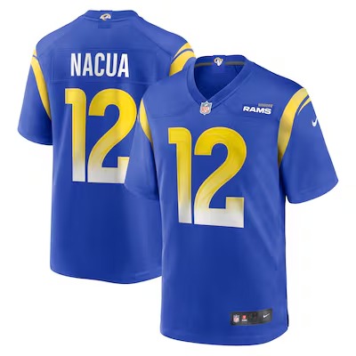 Youth Los Angeles Rams Puka Nacua Nike Royal Game Player Jersey