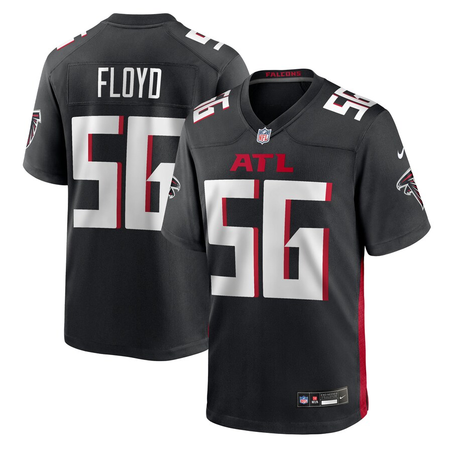 Men's Atlanta Falcons Leonard Floyd Nike Black Team Game Jersey