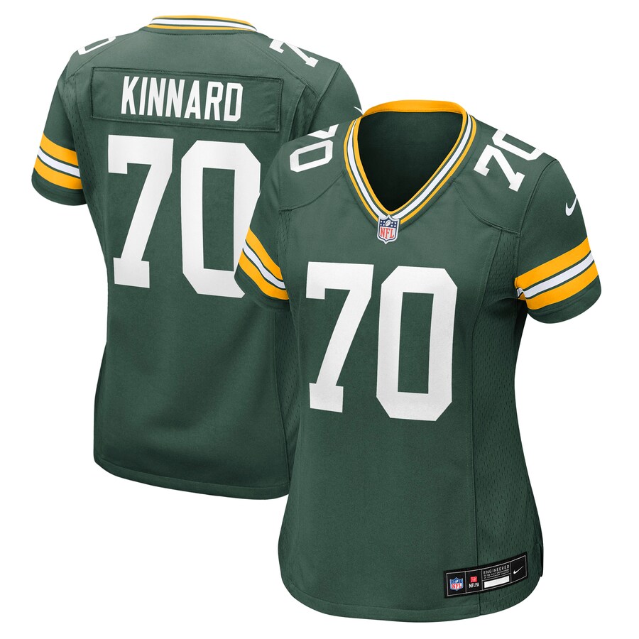 Women's Green Bay Packers Darian Kinnard Nike Green Team Game Jersey