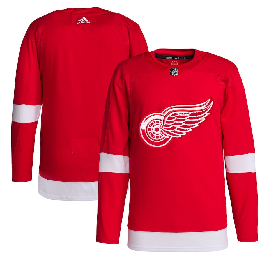 Men's Detroit Red Wings adidas Red Home Primegreen Authentic Jersey