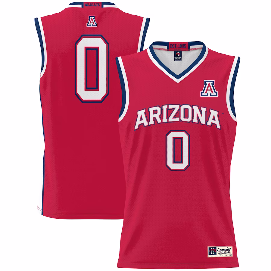 Arizona Wildcats GameDay Greats Unisex NIL Pick-A-Player Lightweight Women's Basketball Jersey - Red