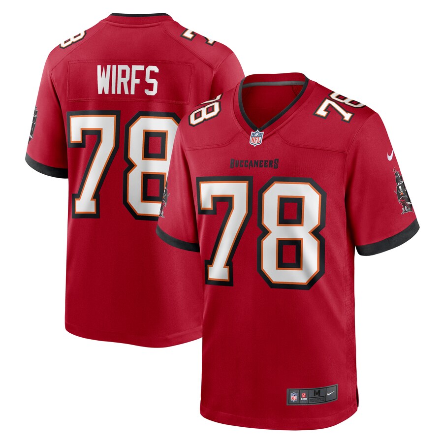 Men's Tampa Bay Buccaneers Tristan Wirfs Nike Red Game Jersey